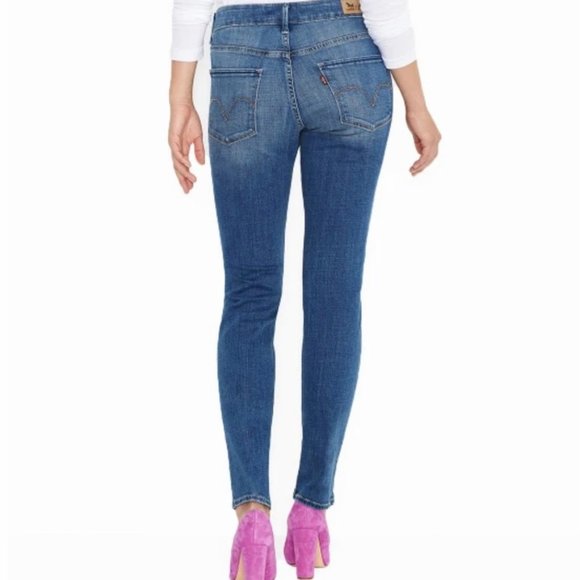 Levi’s  Skinny Mid Rise Original Denim Jeans SZ 12 - Picture 3 of 11